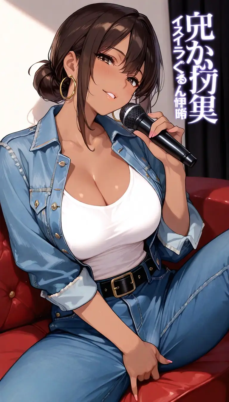 AI art "Karaoke With Gina"