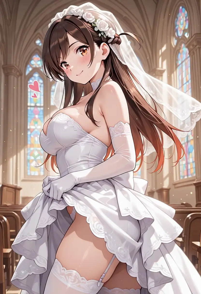 AI art "Marry me Senpai!"